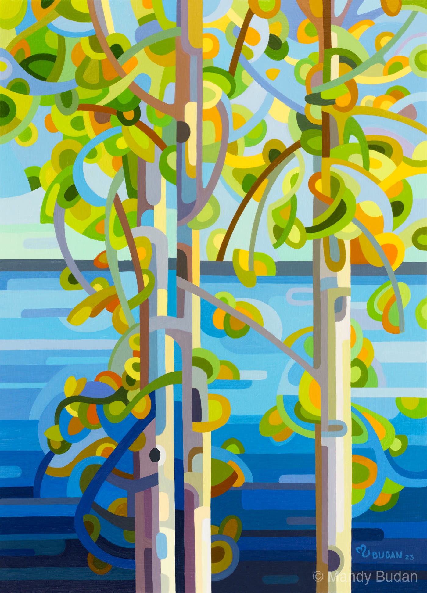 A summer day by the lake inspires quiet daydreams. by Mandy Budan