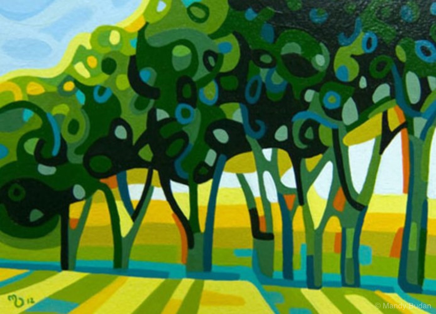 Landscape Study 1 by Mandy Budan