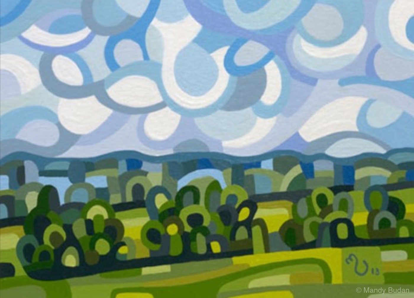 Landscape Study 19 by Mandy Budan