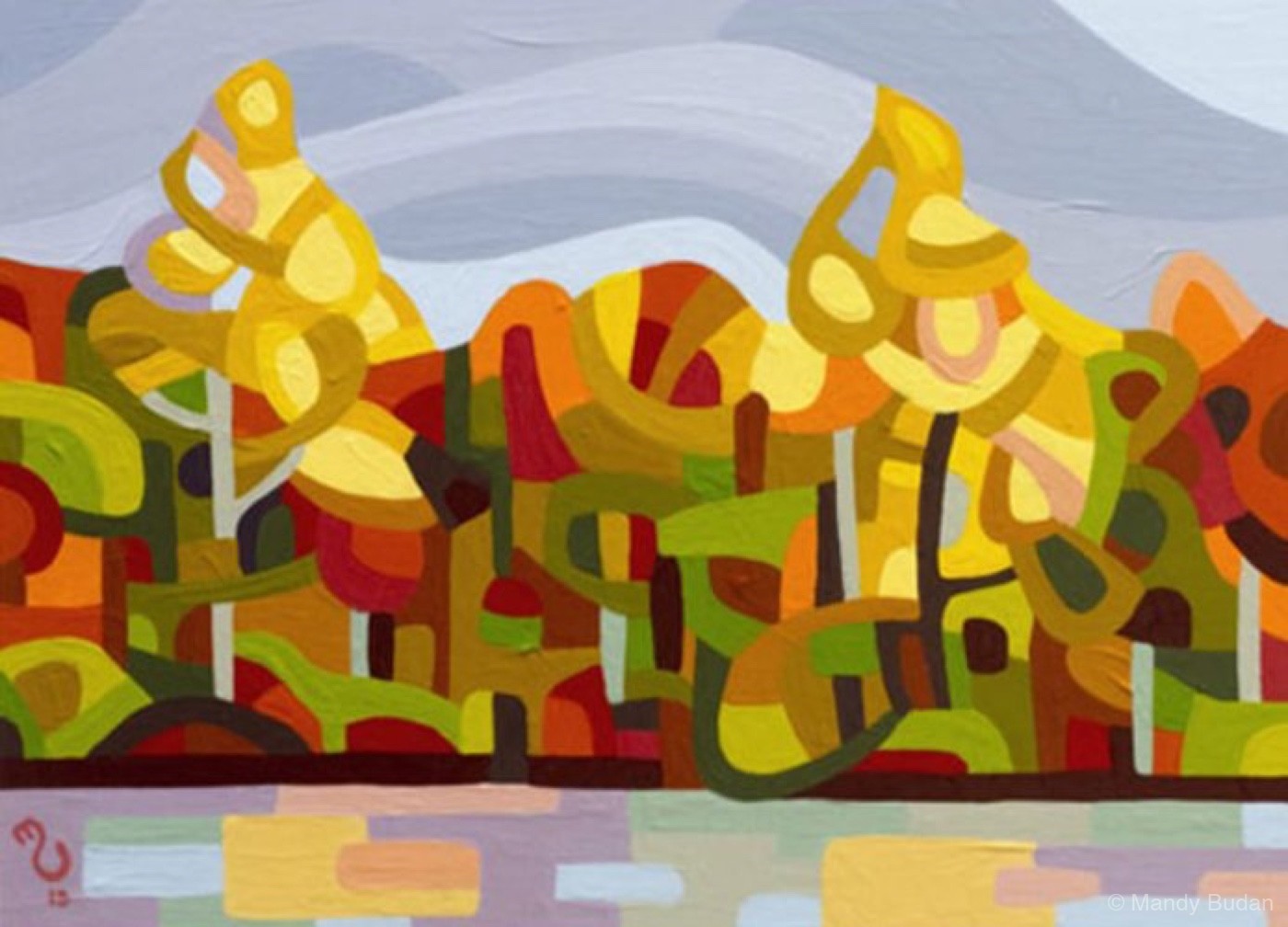 Landscape Study 28 by Mandy Budan