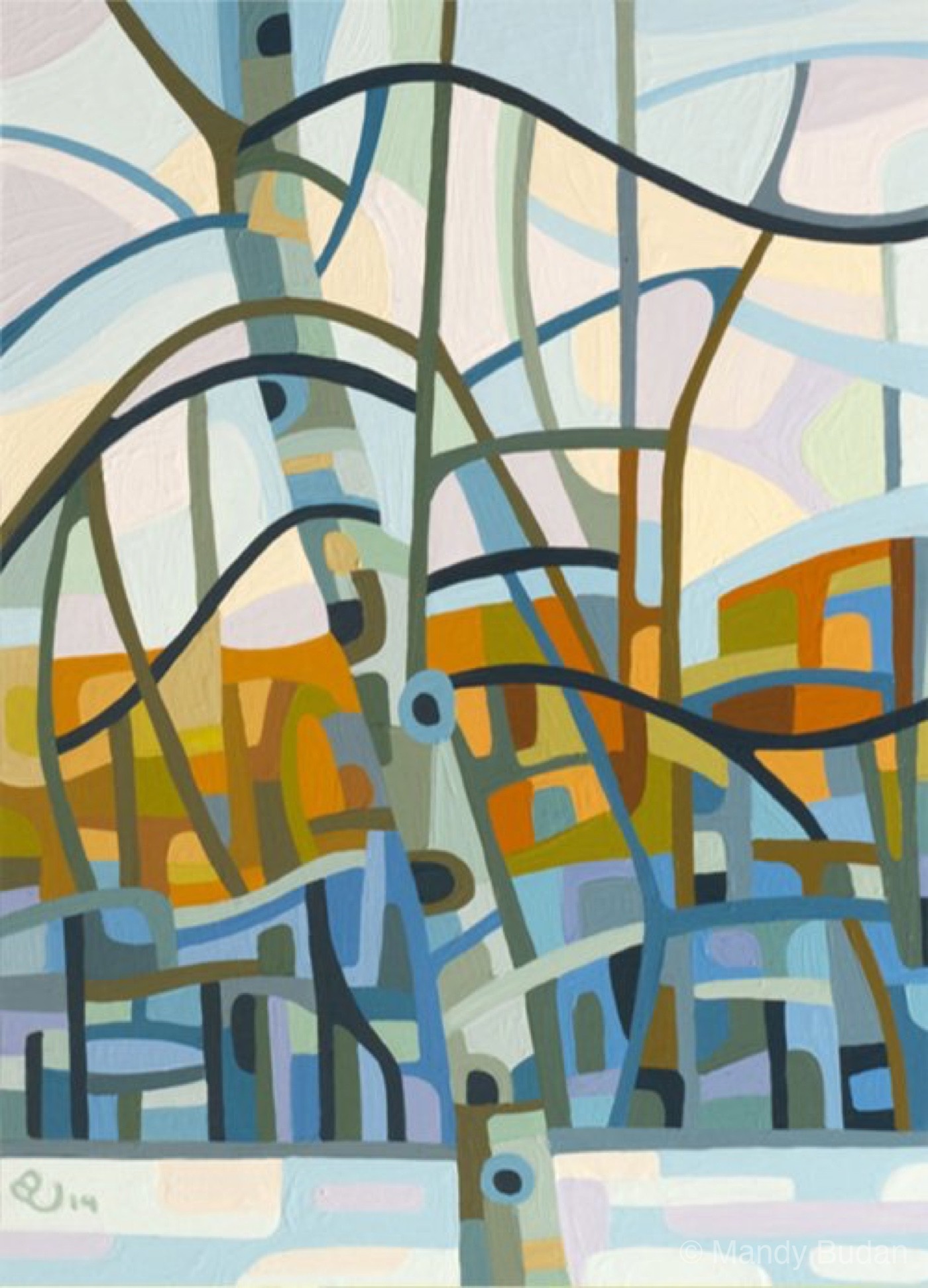 Landscape Study 46 by Mandy Budan