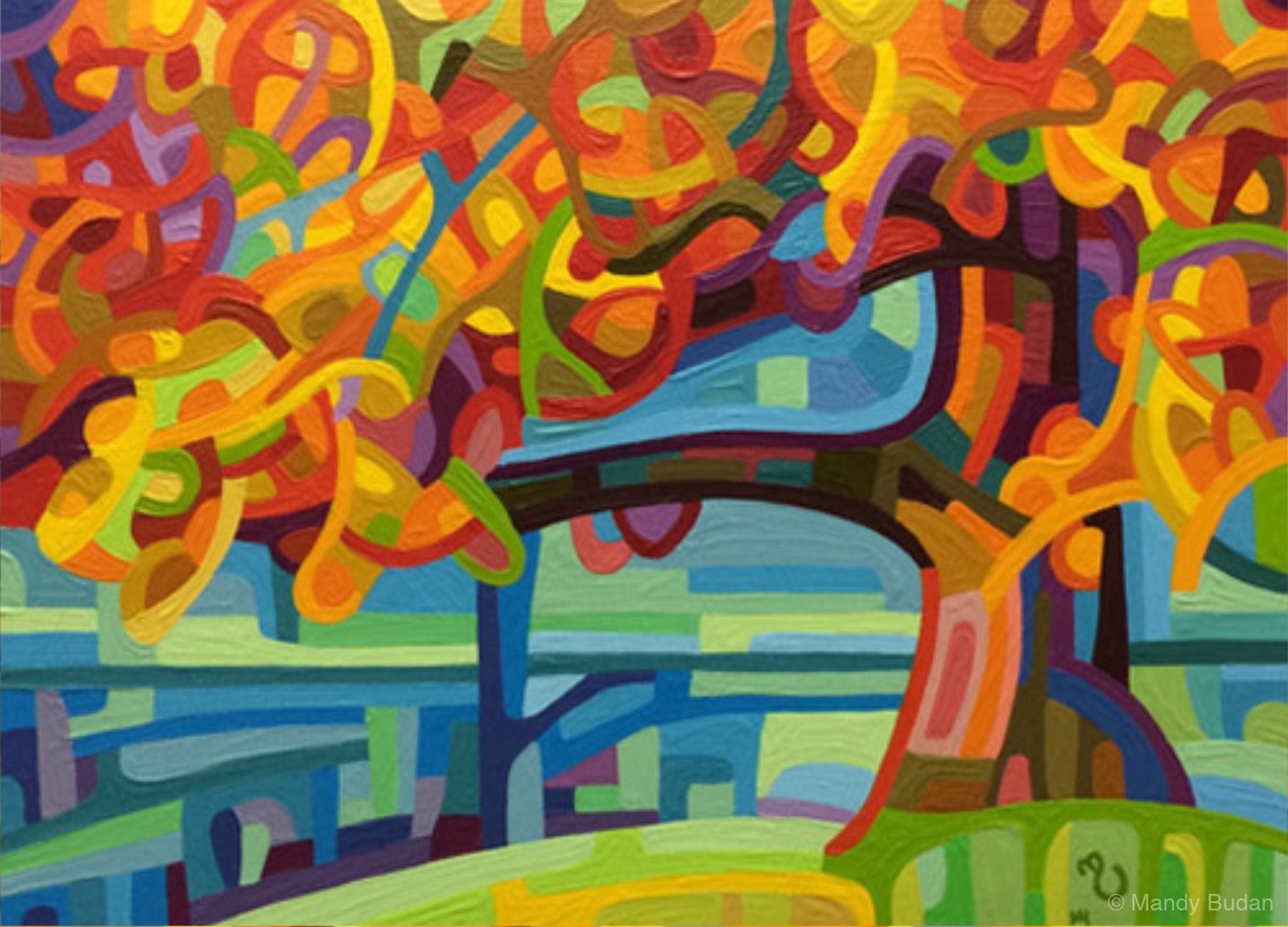 Landscape Study 54 by Mandy Budan