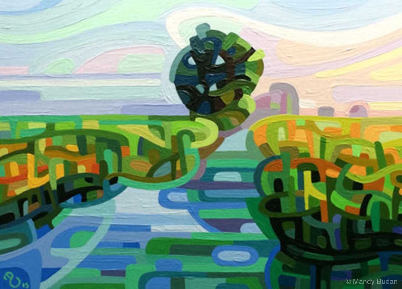 Landscape Study 67 by Mandy Budan