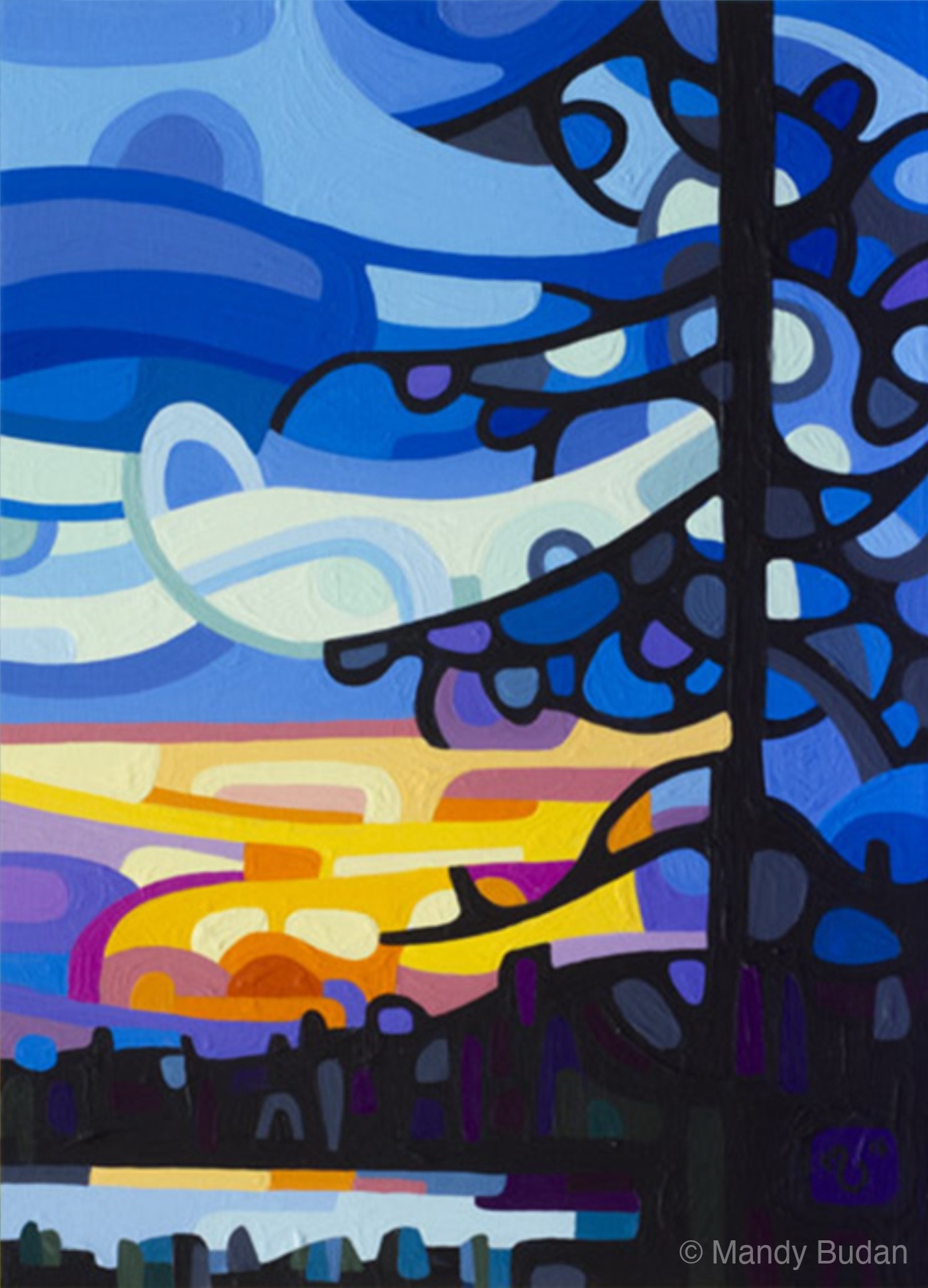 Landscape Study 83 by Mandy Budan