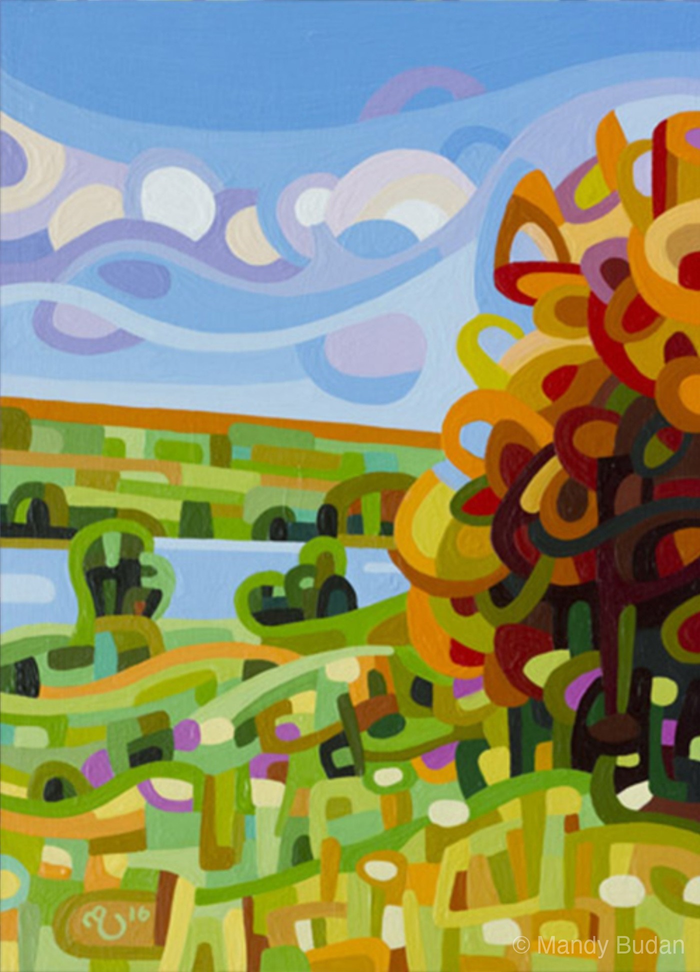 Landscape Study 91 by Mandy Budan