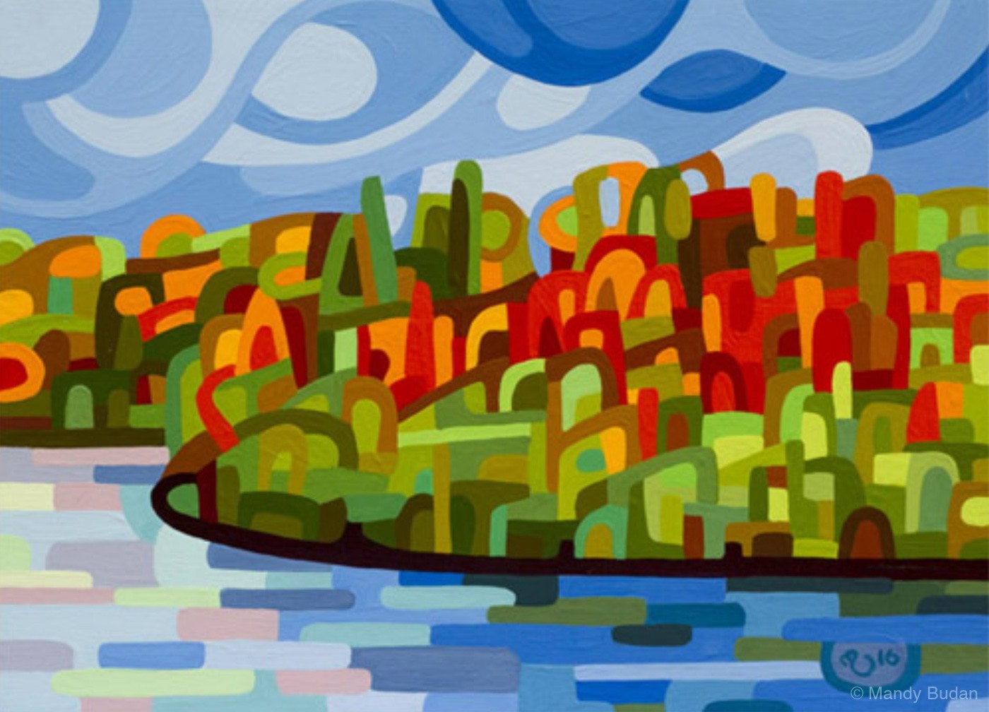 Landscape Study 92 by Mandy Budan