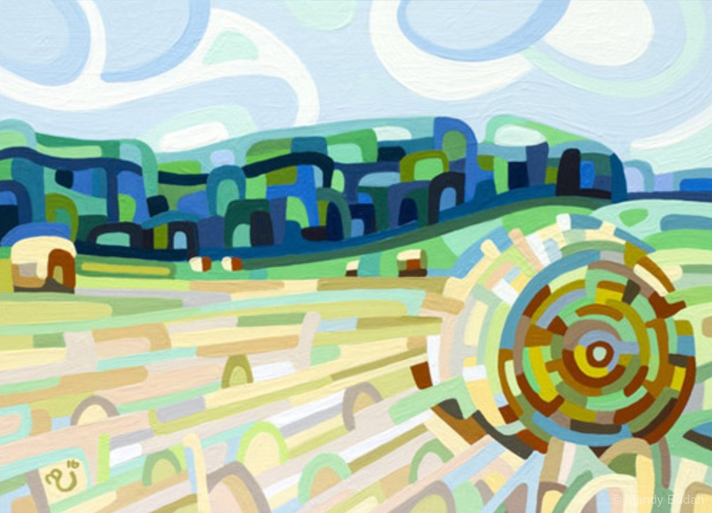 Landscape Study 93 by Mandy Budan