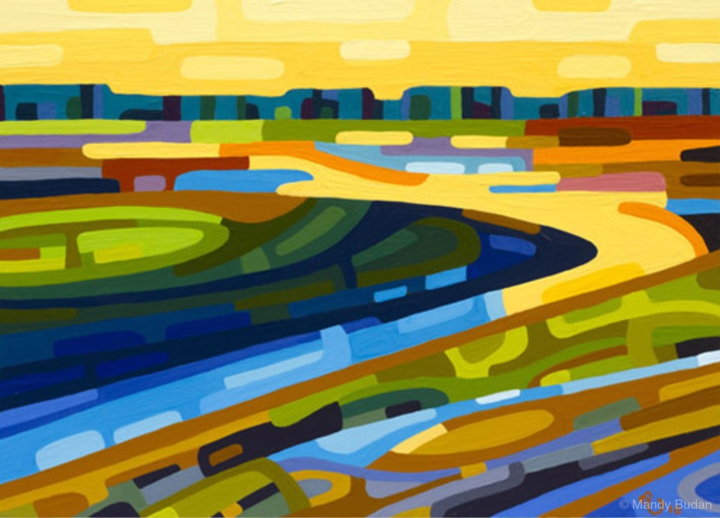 Landscape Study 94 by Mandy Budan