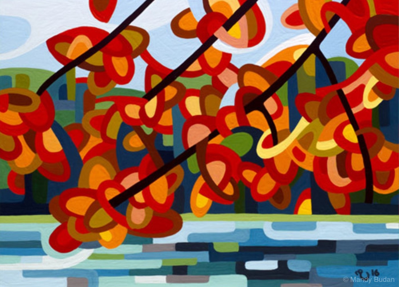 Landscape Study 98 by Mandy Budan