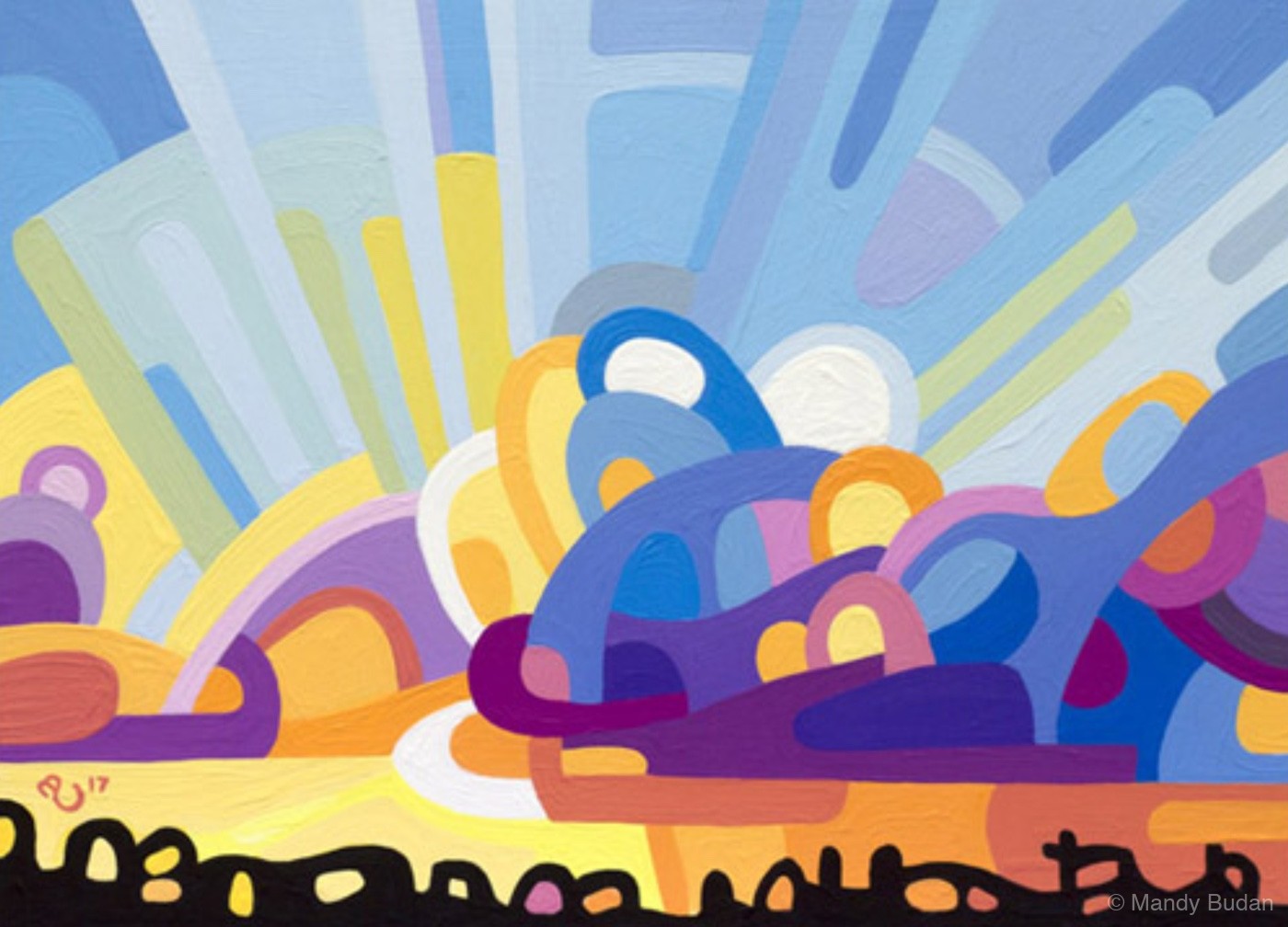 Landscape Study 105 by Mandy Budan