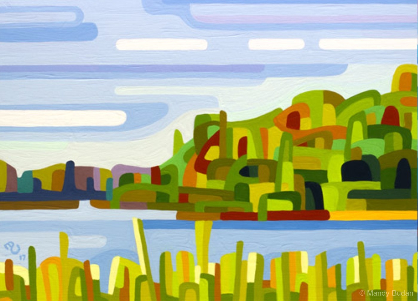Landscape Study 122 by Mandy Budan