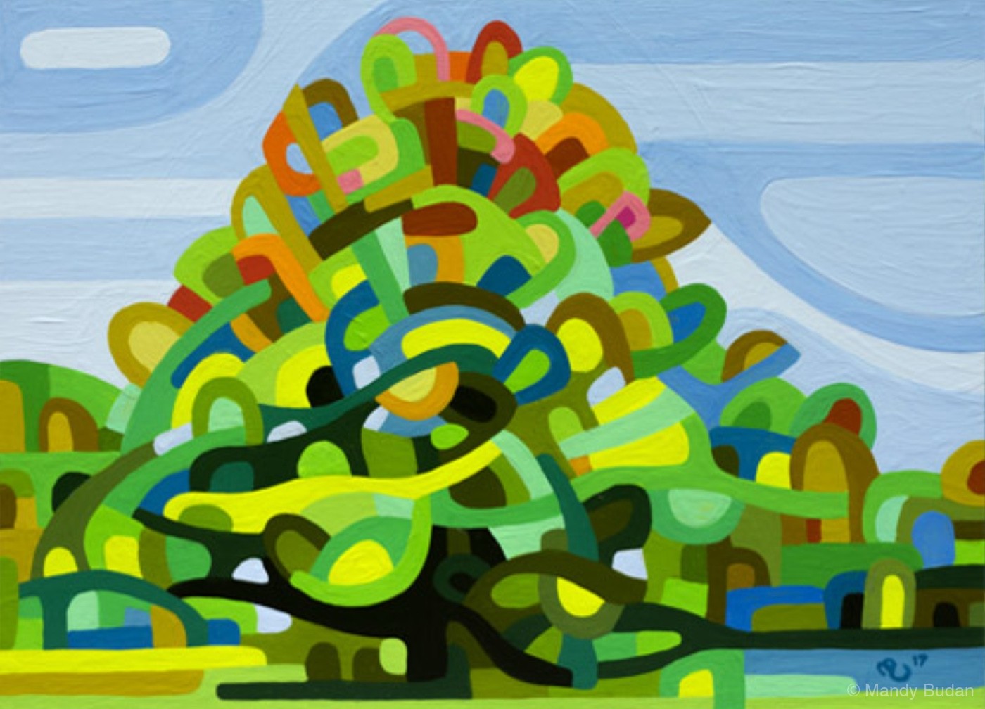 Landscape Study 123 by Mandy Budan