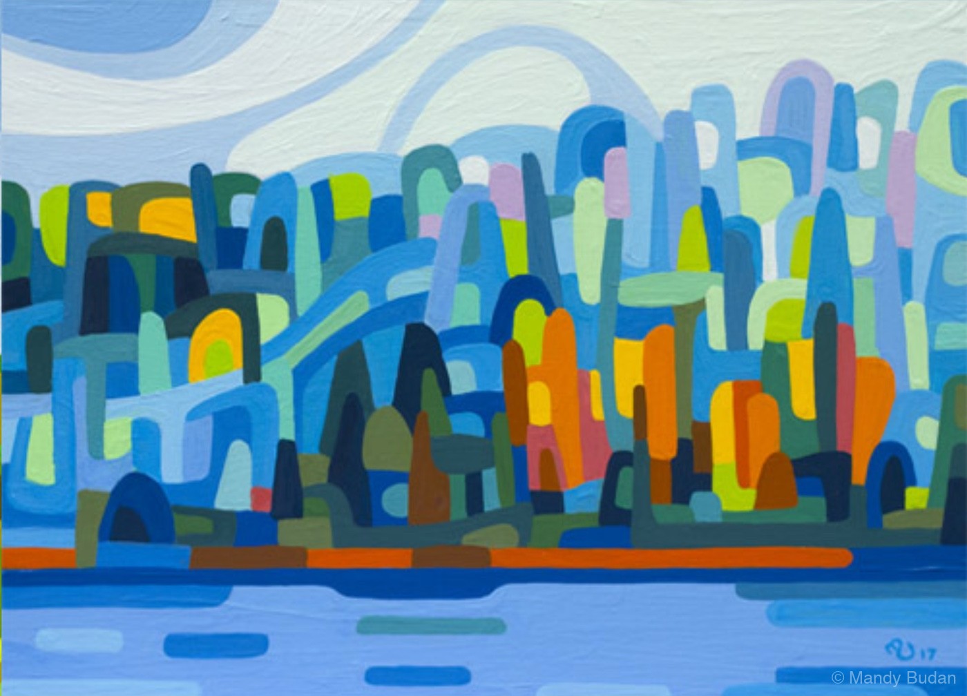 Landscape Study 124 by Mandy Budan