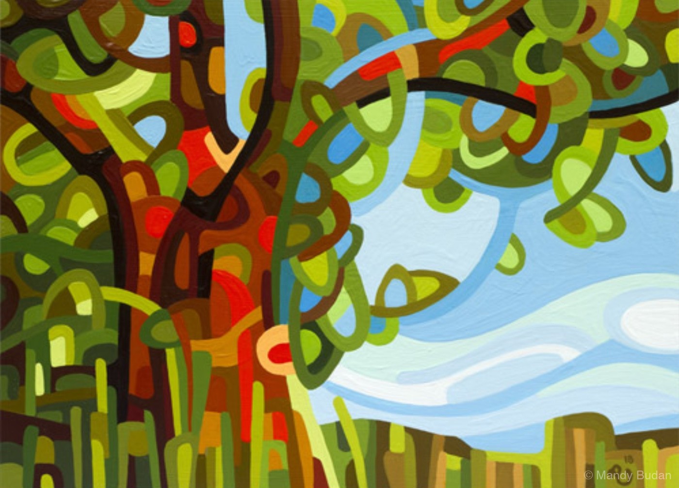 Landscape Study 132 by Mandy Budan