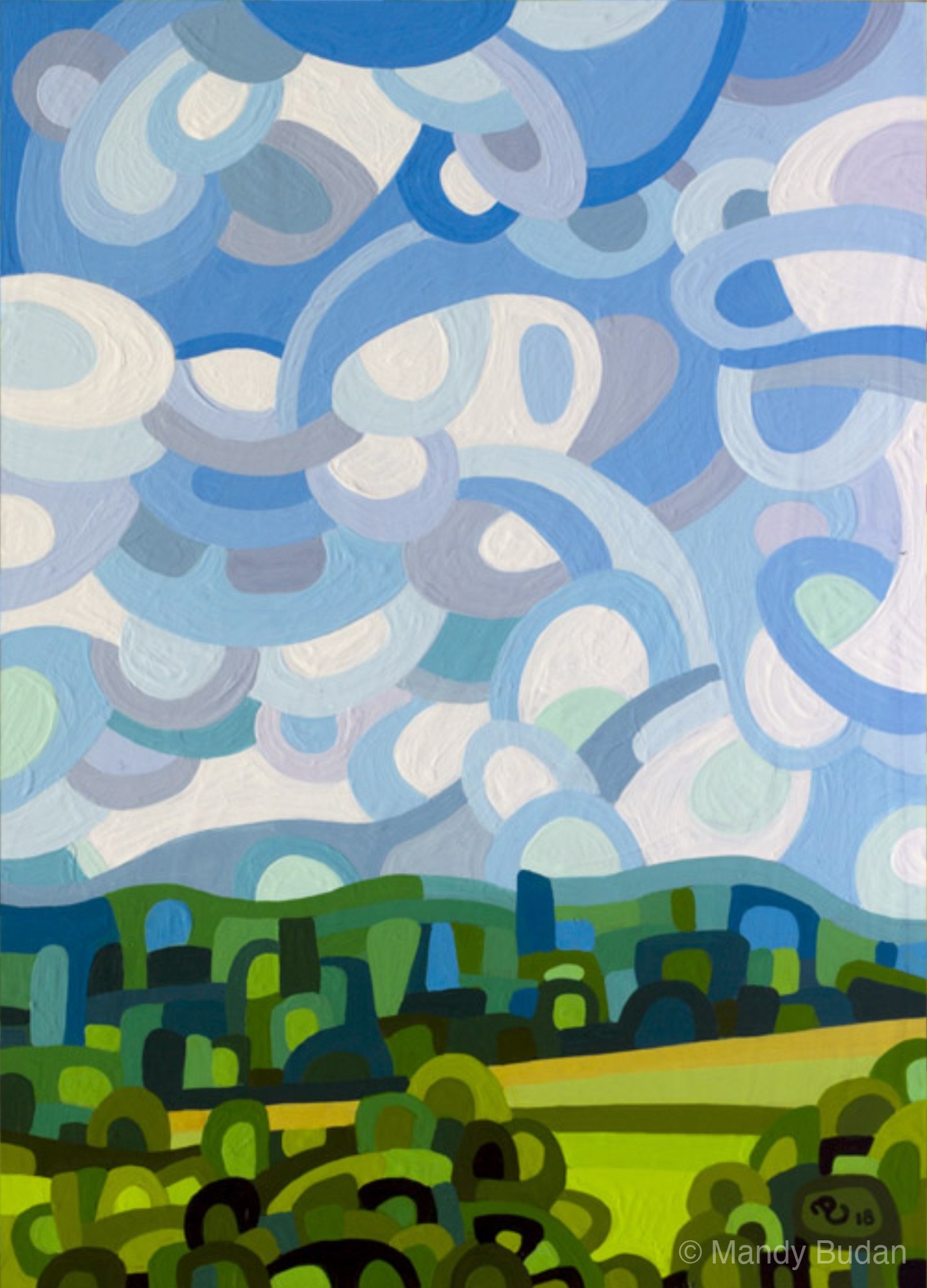Landscape Study 134 by Mandy Budan