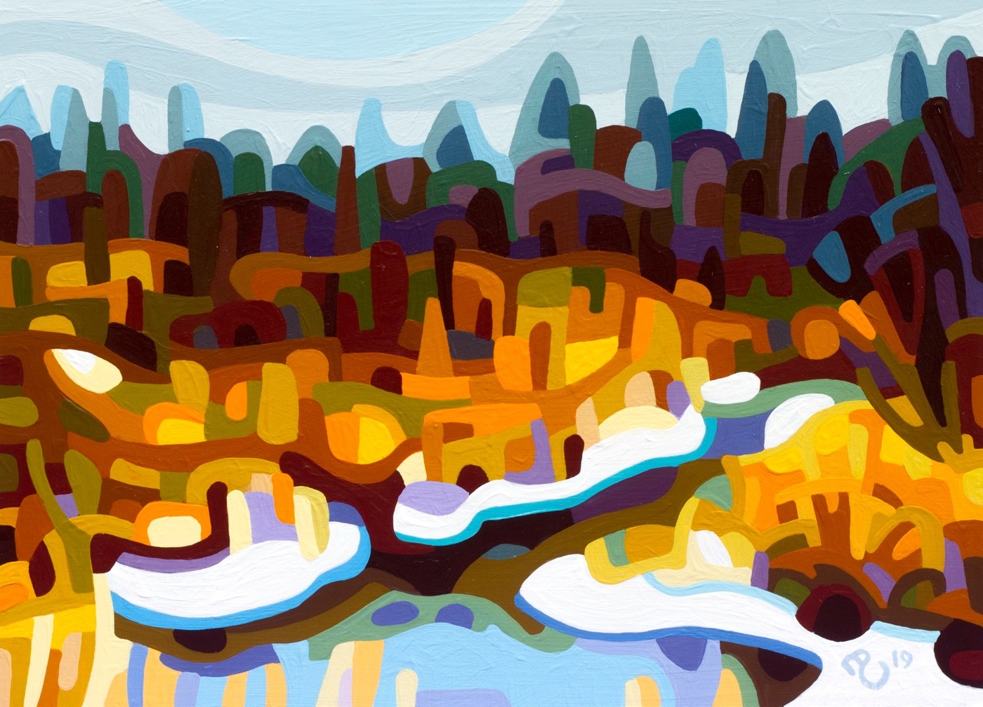 Landscape Study 141 by Mandy Budan