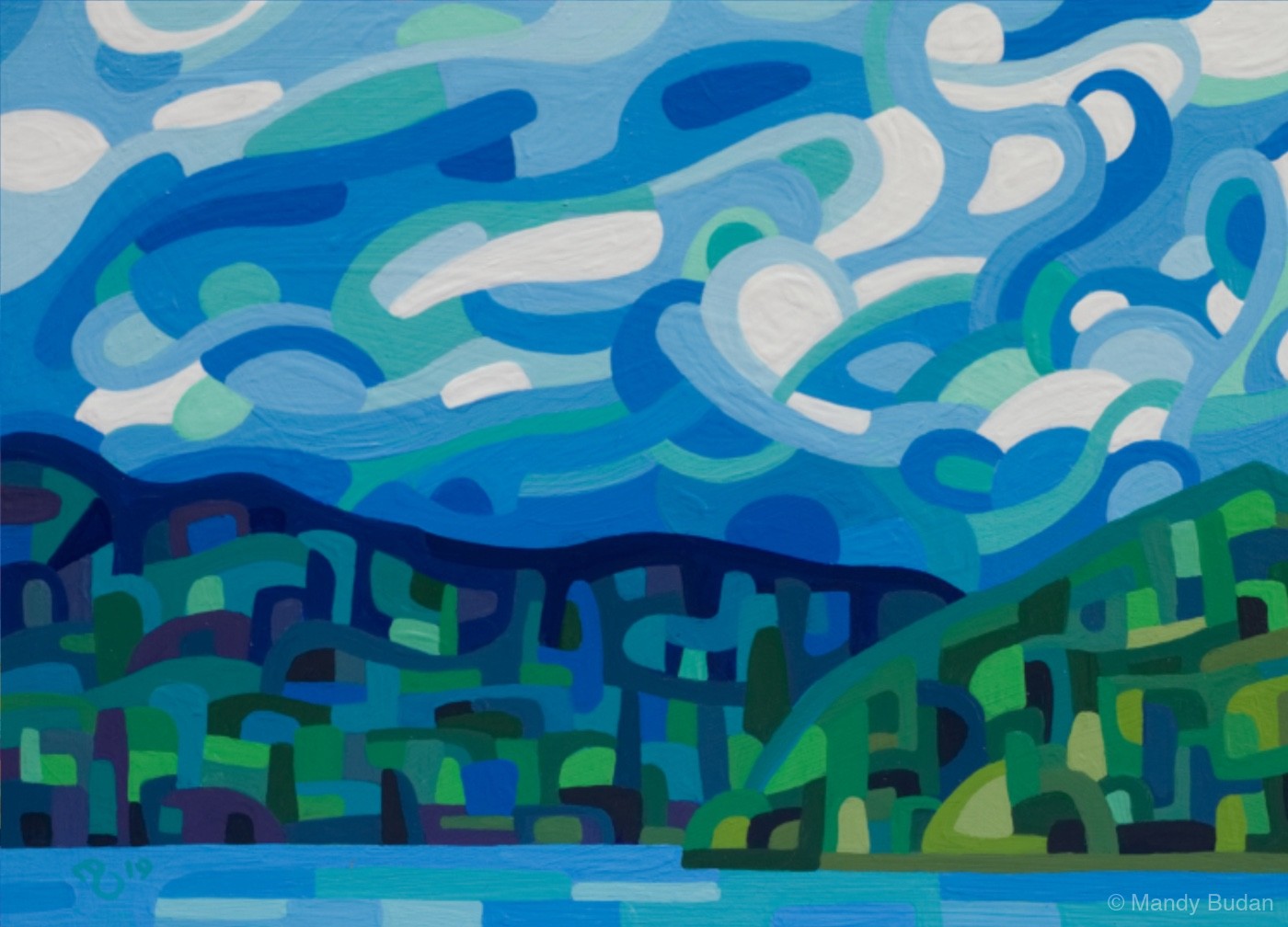 Landscape Study 146 by Mandy Budan