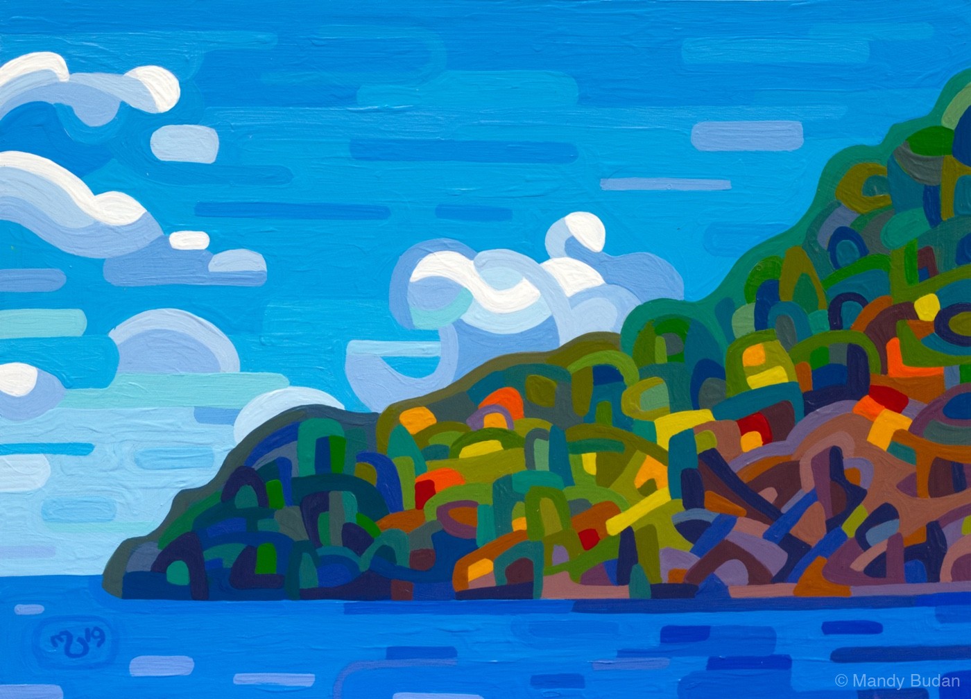Landscape Study 150 by Mandy Budan