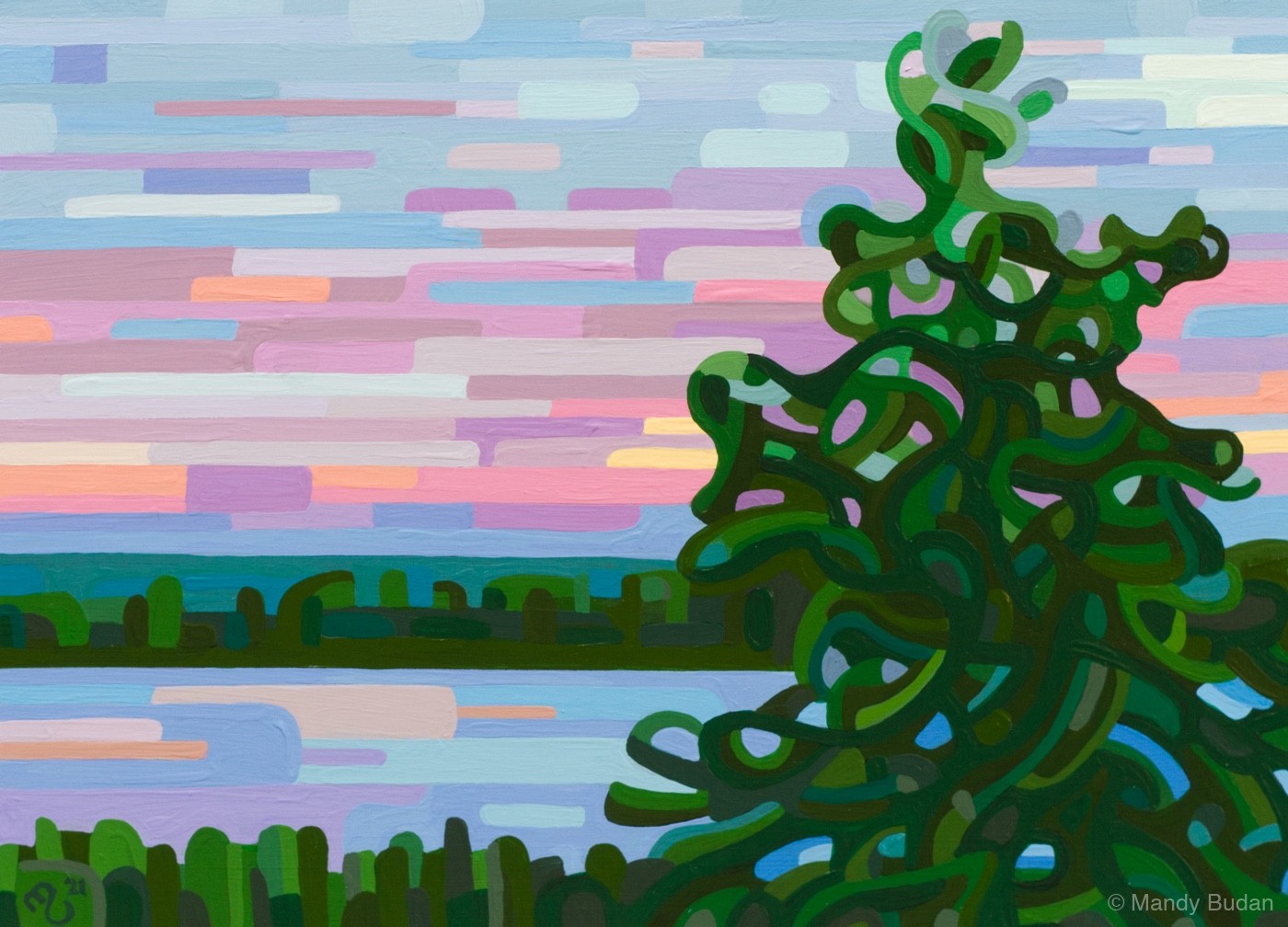 Landscape Study 170 by Mandy Budan