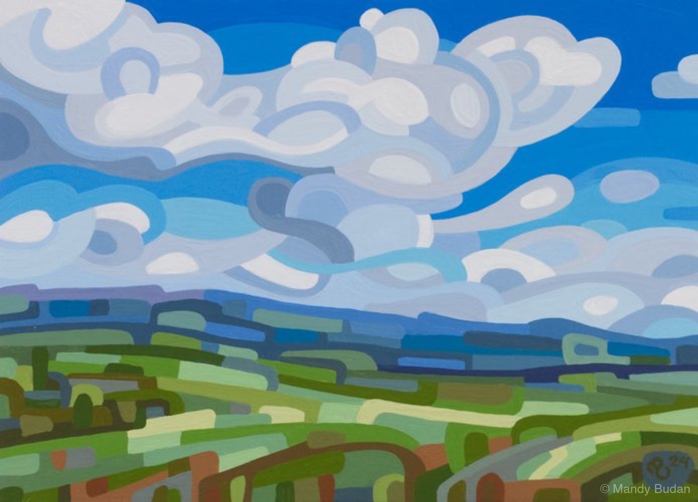 Landscape Study 201 by Mandy Budan